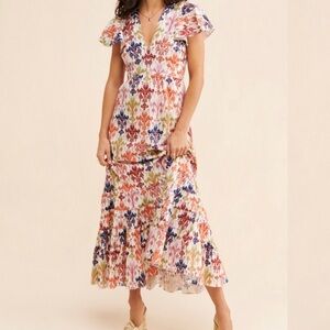 Sachin + Babi Colorful Floral Maxi Dress